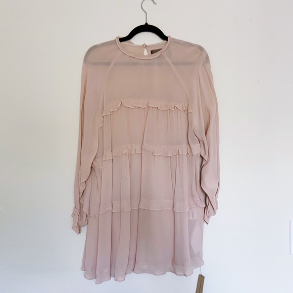 NWT Reformation Ruffle Dress - Picture 2 of 6